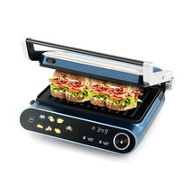 1200W Panini Press Grill with LED Display and 7 Grilling Modes-Blue - Color: Blu - €149,68 EUR