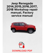 Jeep Renegade2014,2015,2016,2017,2018 Workshop repair manual,Factory ser... - €15,55 EUR