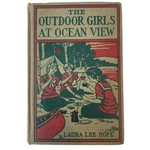 The Outdoor Girls at Ocean View by Laura Lee Hope Hardcover Illustrated ... - $7.66