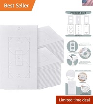 200 Pack Foam Outlet Insulation Pads for 1 &amp; 2-Gang Switches - Energy Ef... - $34.50