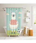Lulu the Defender Llama Shower Curtain by Dancing Littles Jungle - $742.38 MXN