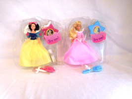 Disney Musical Princess Collection Dolls Aurora + Snow White Mattel 1994  - £15.52 GBP