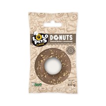 A &amp; E Cages LoLo Pets Bakery Gourmet Donut Dog Treat Peanut Butter, 1ea/One Size - £3.95 GBP