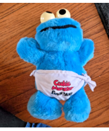 Vintage Hasbro Softies Sesame Street Cookie Monster Luvs You Plush Doll 11&quot; - $25.96 CAD