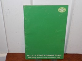 Vintage 1958 GLF 5 Star Forage Plan Booklet - $11.88