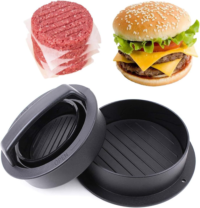 Leden Burger Press Hamburger Press Patty Maker for BBQ Grill 3-In-1 Non Stick St Item image 11