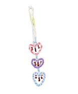 Handmade Fabric Heart Wall Decoration Ornament Valentine’s Day. 14 Inches - $11.22 CAD
