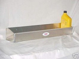 New Aluminum 12qt Oil Rack Holder Enclosed Pit Parts Trailer Accessories - £39.22 GBP