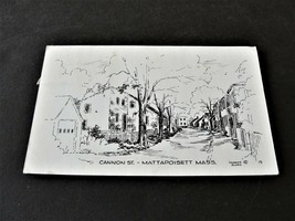 Cannon Street, Mattapoisett, Massachusetts - Postmarked Postcard. - £5.24 GBP