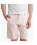 Faherty Malibu Linen &amp; Cotton Chino Shorts, Size 40 Waist,  Summer Pink,... - $1,451.05 MXN