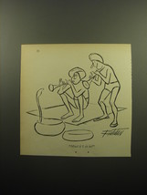 1960 Cartoon by Mischa Richter - Mind if I sit in? - $14.99