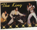 Elvis Presley Postcard Elvis The King 3 Images In One - $3.46