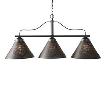 Barrington Large Island Light with Punched Tin Shades - £328.47 GBP