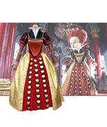 Custom-made Movie Alice in Wonderland Cosplay Red Queen of Hearts Costume  - £132.91 GBP