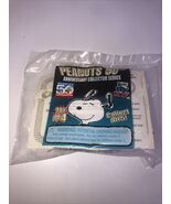 Wendy&#39;s Peanuts 50th Anniversary Snoopy Kids Meal Toy #4 With Certificat... - $14.58 CAD