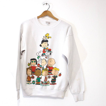 Vintage Peanuts Snoopy Christmas Sweatshirt Large - £59.69 GBP