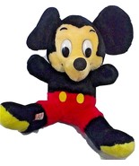 Vintage Disney MICKEY MOUSE Plush Stuffed Animal Doll made in Korea 13&quot; - $59.99