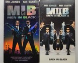 Men in Black 1 and 2 (VHS, 2002) Will Smith Tommy Lee Jones - £7.95 GBP