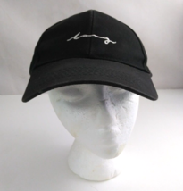 Solid Black Embroidered Unisex Adjustable Baseball Cap 100% Cotton (F) - $7.91