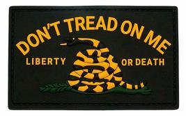 Liberty Or Death Don&#39;t Tread On Me Gadsden Patch [3.5 X 2.0 -Hook Fast... - £8.00 GBP