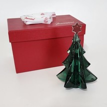 Baccarat Crystal Noel Christmas Tree Green  Fir - £253.19 GBP