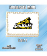 Appalachian State Edible Image Topper Cupcake Frosting 1/4 Sheet 8.5 x 11&quot; - $11.75