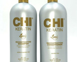 Chi Keratin Reconstructing Shampoo &amp; Conditioner 32 oz - £45.47 GBP