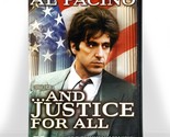 And Justice for All (DVD, 1979, Full Screen)   Al Pacino  Jack Warden - £5.41 GBP