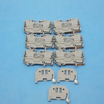 Wago 2010-1201 Tobjob Feedthrough Terminal Block 1 Circuit 65 Amp Gray L... - $15.99
