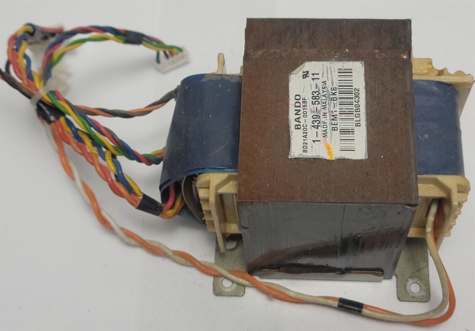 Bando / Sony Power Supply Transformer 1-439-583-11 , BD21A20C-0015BF - $44.07