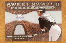 2009 Sweet Spot Swatch Memorabilia SS-VW Vernon Wells Relic Blue Jays Baseball - $4.94