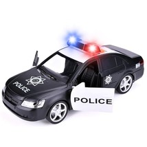 Liberty Imports Toy Police Car with Light &amp; Sounds  Friction Powered Plastic Pat - $32.99