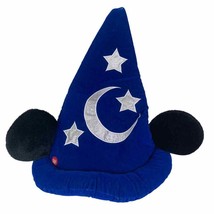 Disney Parks Sorcerer Mickey Costume Hat 16 Inch Adult OS Blue Ears Cosplay - £20.63 GBP