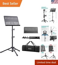 Super Sturdy Portable Sheet Music Stand - Adjustable Height for All Perf... - $1,120.91 MXN