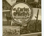Carlos O&#39;Kelly&#39;s Mexican Cafe Menu Hutchinson Kansas 1990&#39;s - $15.84