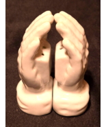 Vintage Praying Hands Salt &amp; Pepper Shaker Set - Christian Country Religion - $11.86