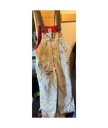 Carhartt Overalls Men’s 46x27 Brown Coveralls Heavy Duty Double Knee Can... - $60.93 CAD