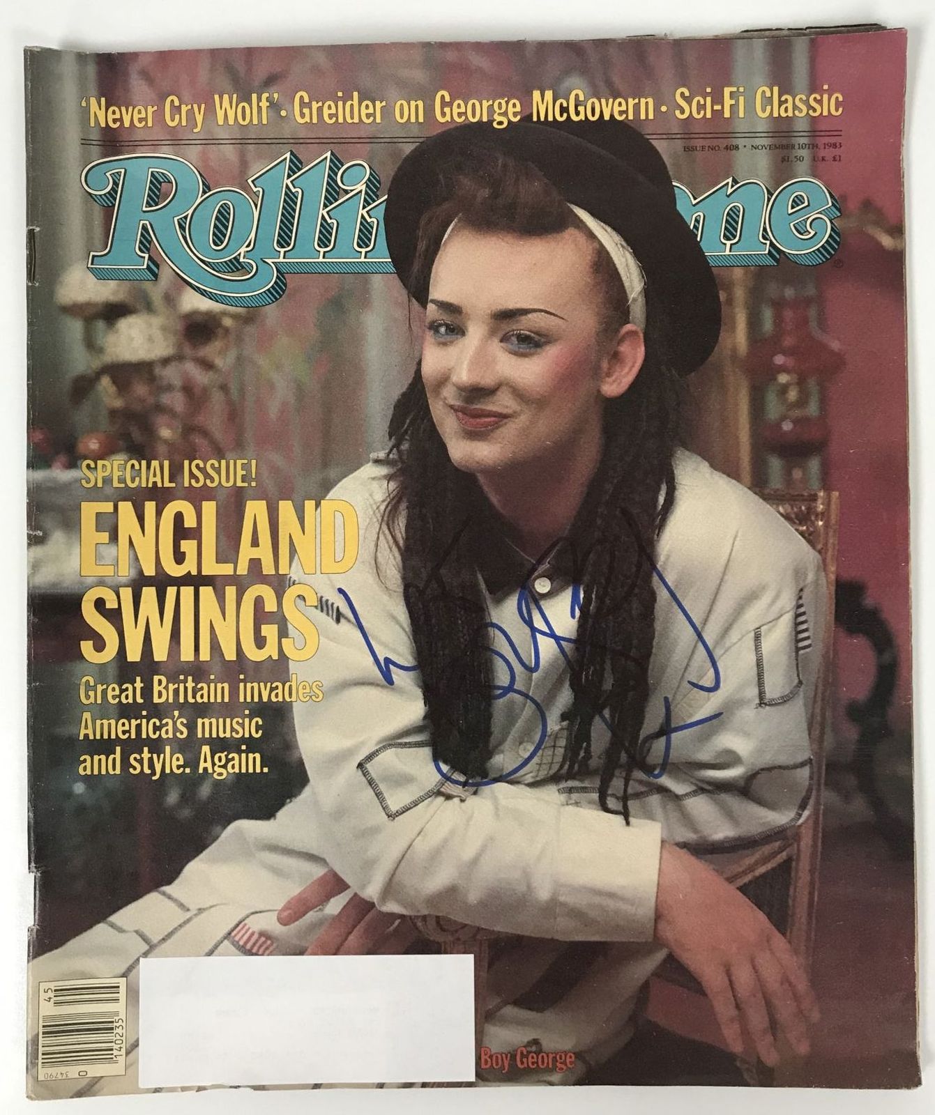 Boy George Signed Autographed Complete 