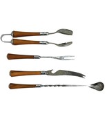 Glo Hill GH Canada Bar Tools Barware Bakelite Handles Vintage Mid Centur... - $97.22 CAD
