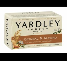 Yardley London Soap Bath Bar Oatmeal &amp; Almond 4 Oz 120 G ( 12 pack) - £31.26 GBP