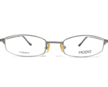 MODO Eyeglasses Frames MOD 1061 PL Gray Oval Full Wire Rim 46-19-140 - £75.73 GBP