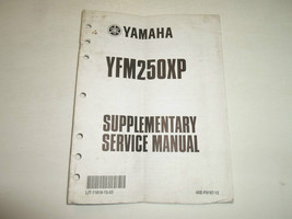 2002 Yamaha YFM250XP Supplementary Service Manual FACTORY OEM BOOK 02 WORN - $180.99 MXN