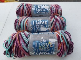 I Love This Yarn Super Soft Pebble Beach 3 Skeins 5oz 252 Yards 4 Medium - $37.16