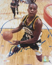 Desmond Mason Seattle Supersonics signed basketball 8x10 photo with COA. - $69.29