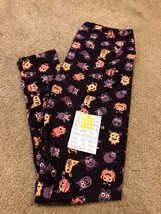 Lularoe OS Leggings Halloween Creepin It Real Alien  Monster Cute Creatures - £17.35 GBP