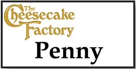 1 PENNY Cheesecake Factory Big Bang Theory Halloween Costume Name Badge Tag PIN  - £11.78 GBP