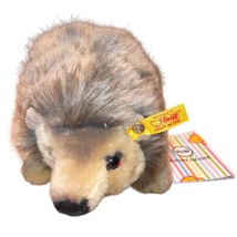 NEW Steiff &#39;Joggi&#39; Hedgehog - classic plush washable soft toy - 6.3&quot; - 0... - £33.94 GBP