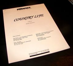 1994 COUNTRY LIFE Movie PRESS KIT PRODUCTION NOTES HANDBOOK Pressbook - $14.99