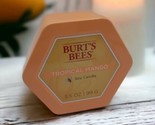 Burt&#39;s Bees Tropical Mango Soy Candle 3.5 oz tin double wick discontinued - $16.82