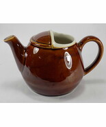 Vintage HALL No. 82 CREAMER BROWN Made in USA - $10.36 CAD